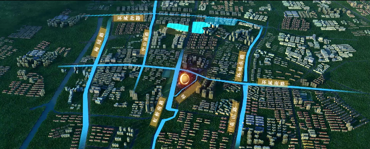 南门印象3d地产动画展示三维建筑地产动画特效